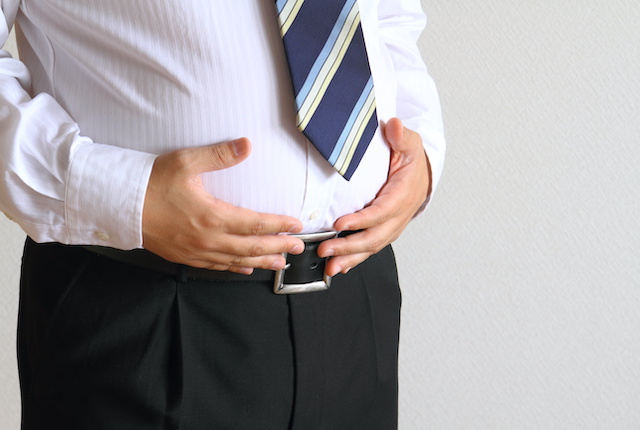 腹囲が大きい男性